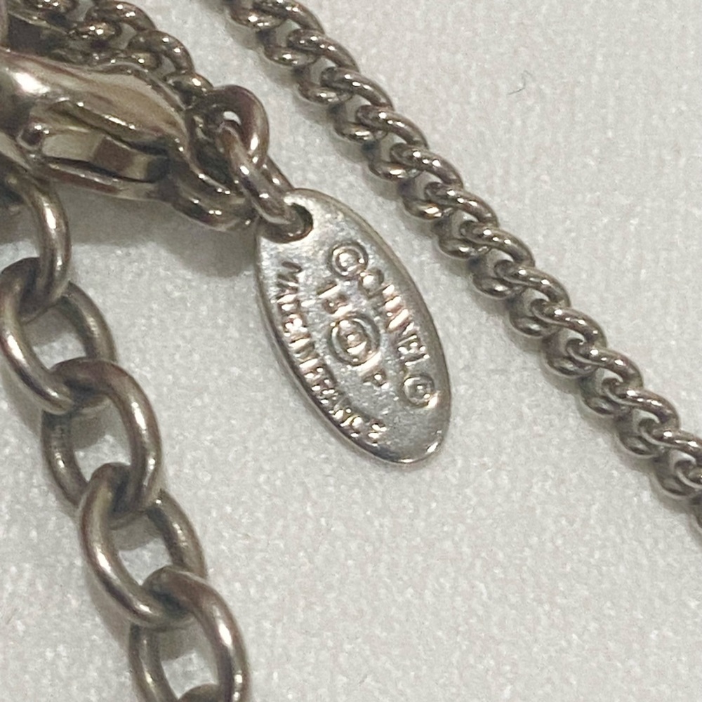 Chanel Pink and Silver Pendant Necklace - Picture 4 of 4